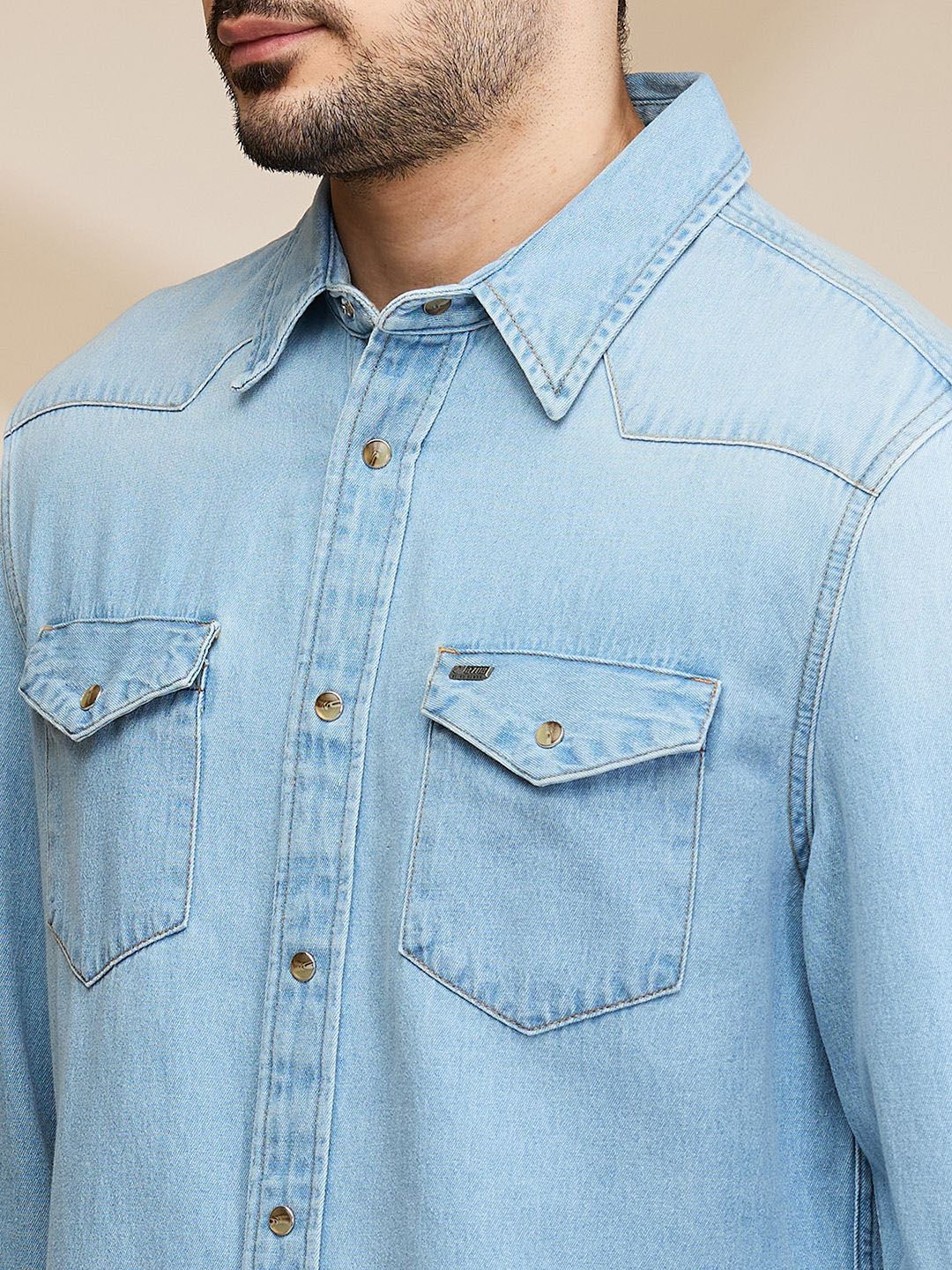 Being Human Men Slim Fit Opaque Casual Shirt - Image 3