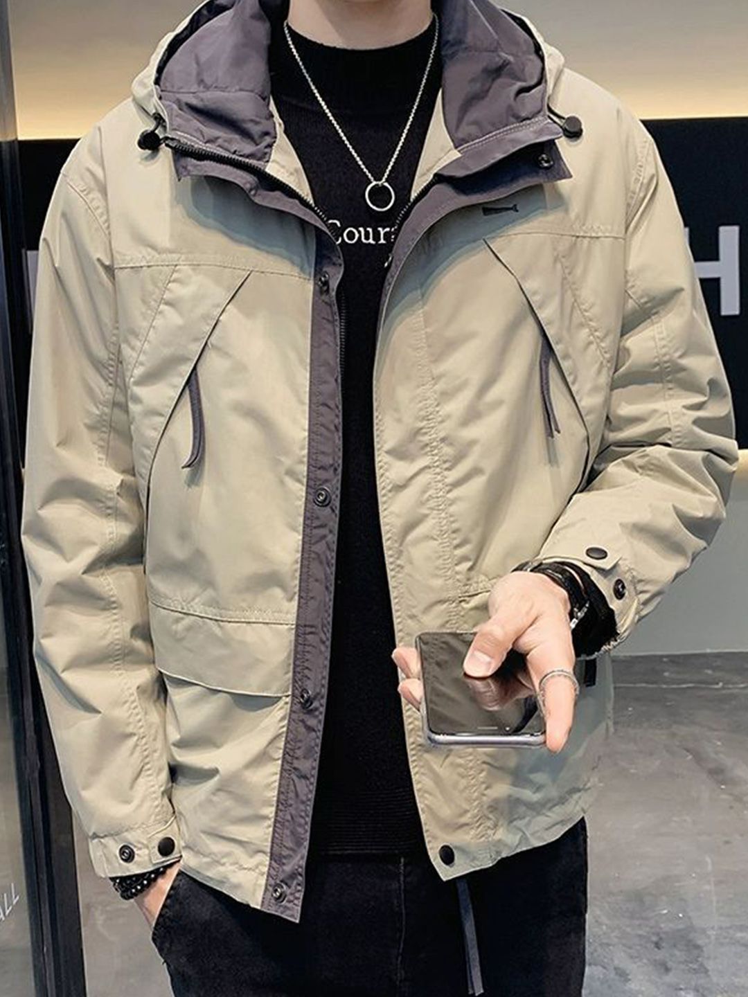 Men without Crop Sporty Jacket