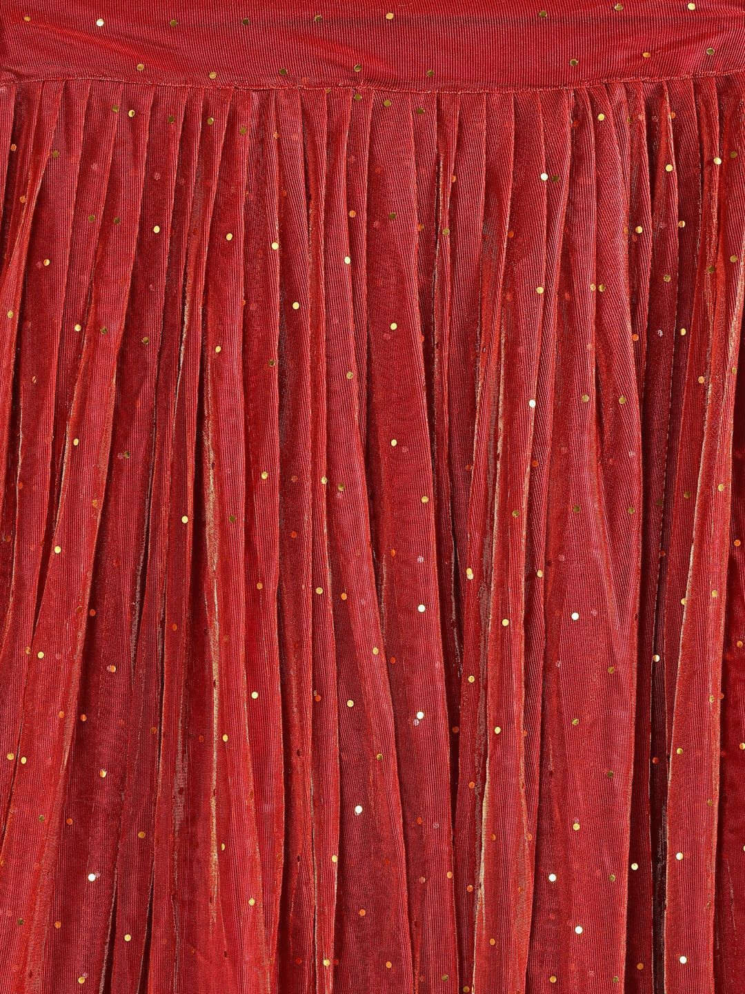 Embellished Beads and Stones Ready to Wear Lehenga & Unstitched Blouse - Image 4